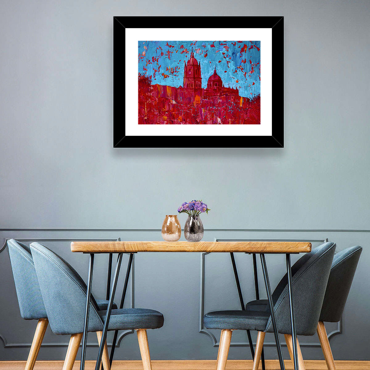 New Cathedral of Salamanca Wall Art in a room, landscape