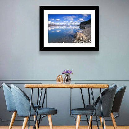 Pukaki Pebbled Shoreline Wall Art