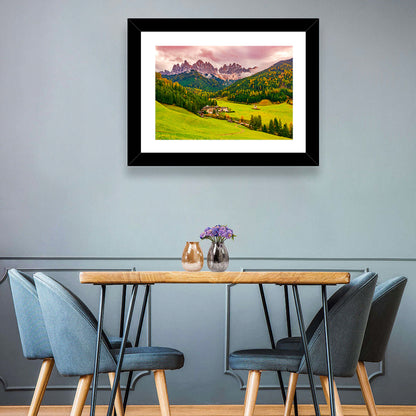 St Johann Church, Santa Maddalena Wall Art