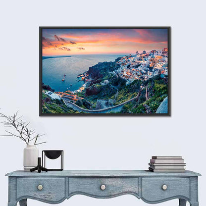 Greek Resort Oia Wall Art