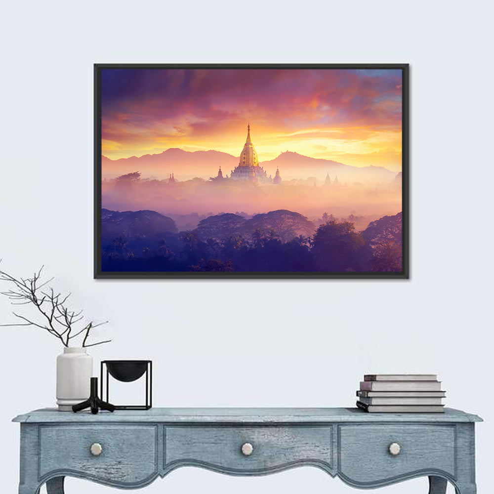 Misty Bagan Stupas Wall Art