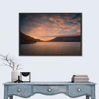 Kleifarvatn Lake at Sunset Wall Art
