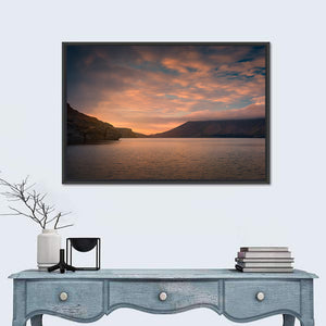 Kleifarvatn Lake Sunset Wall Art