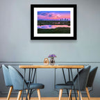 Vacaresti Park Sunset Reflection Wall Art