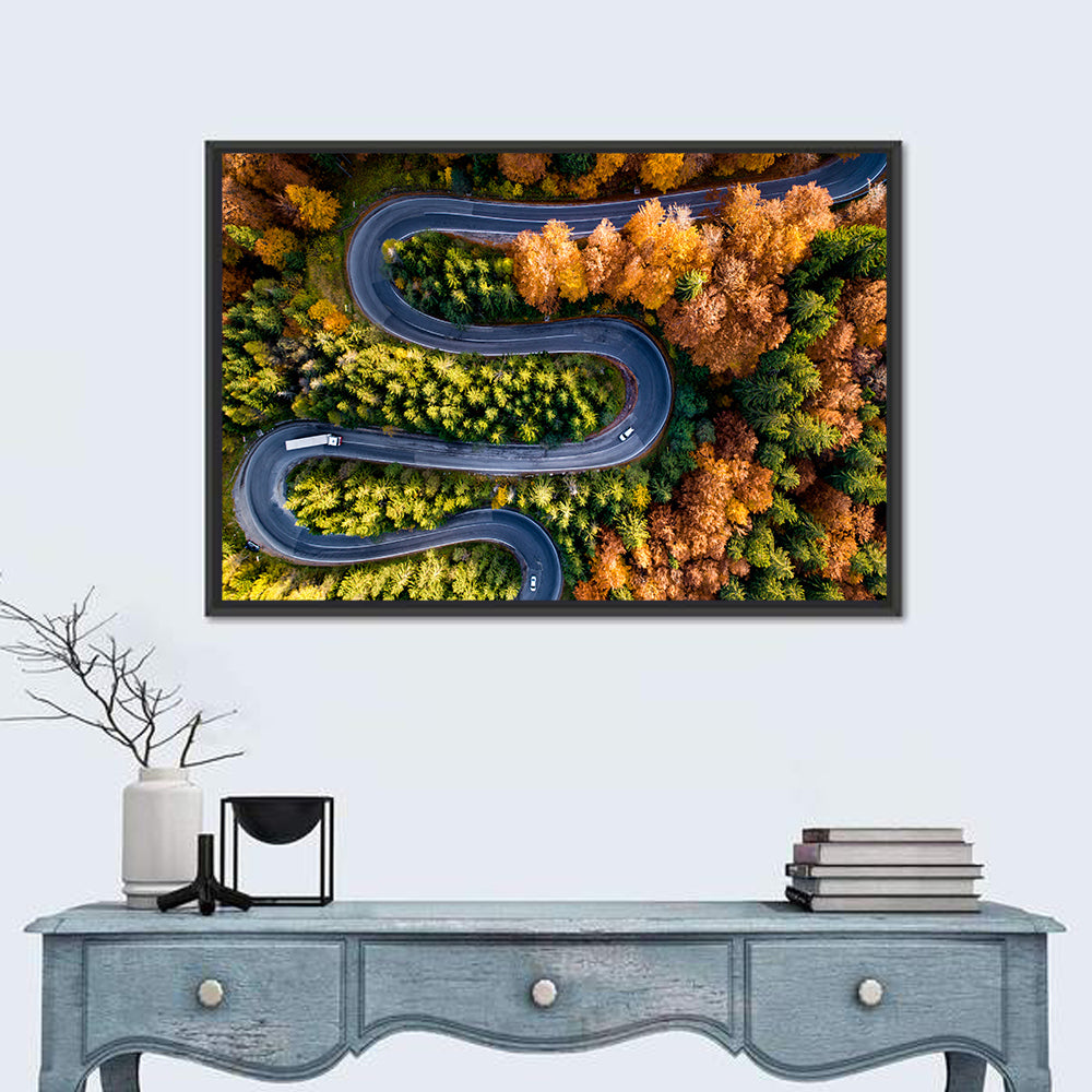 Serpentine Forest Road Wall Art