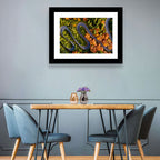 Autumn Aerial Mountain Road Wall Art
