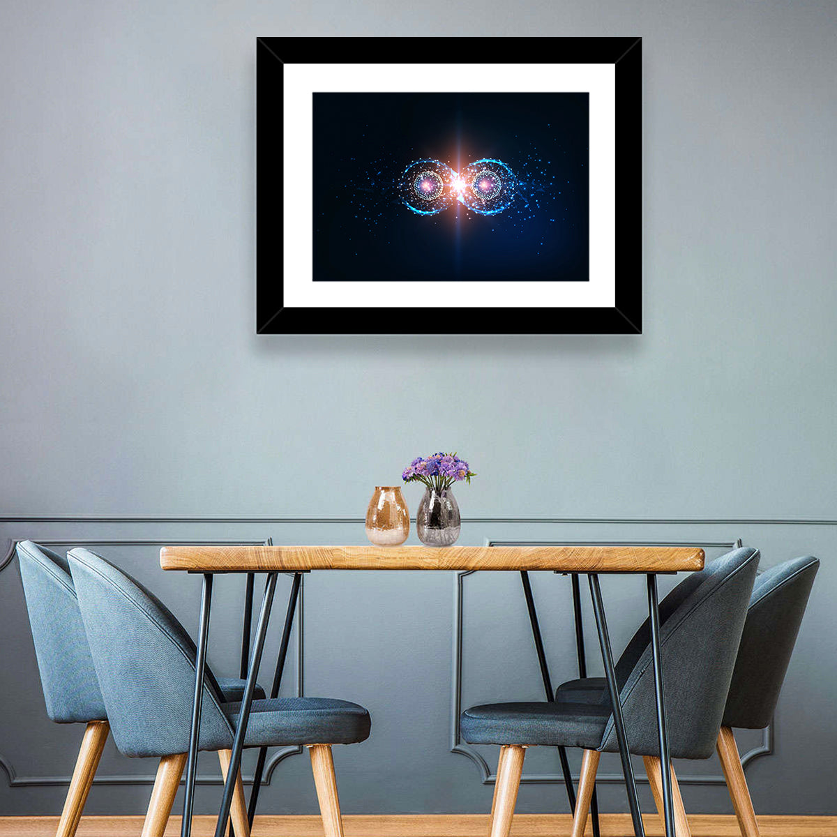 Polygonal Infinity Loop Wall Art
