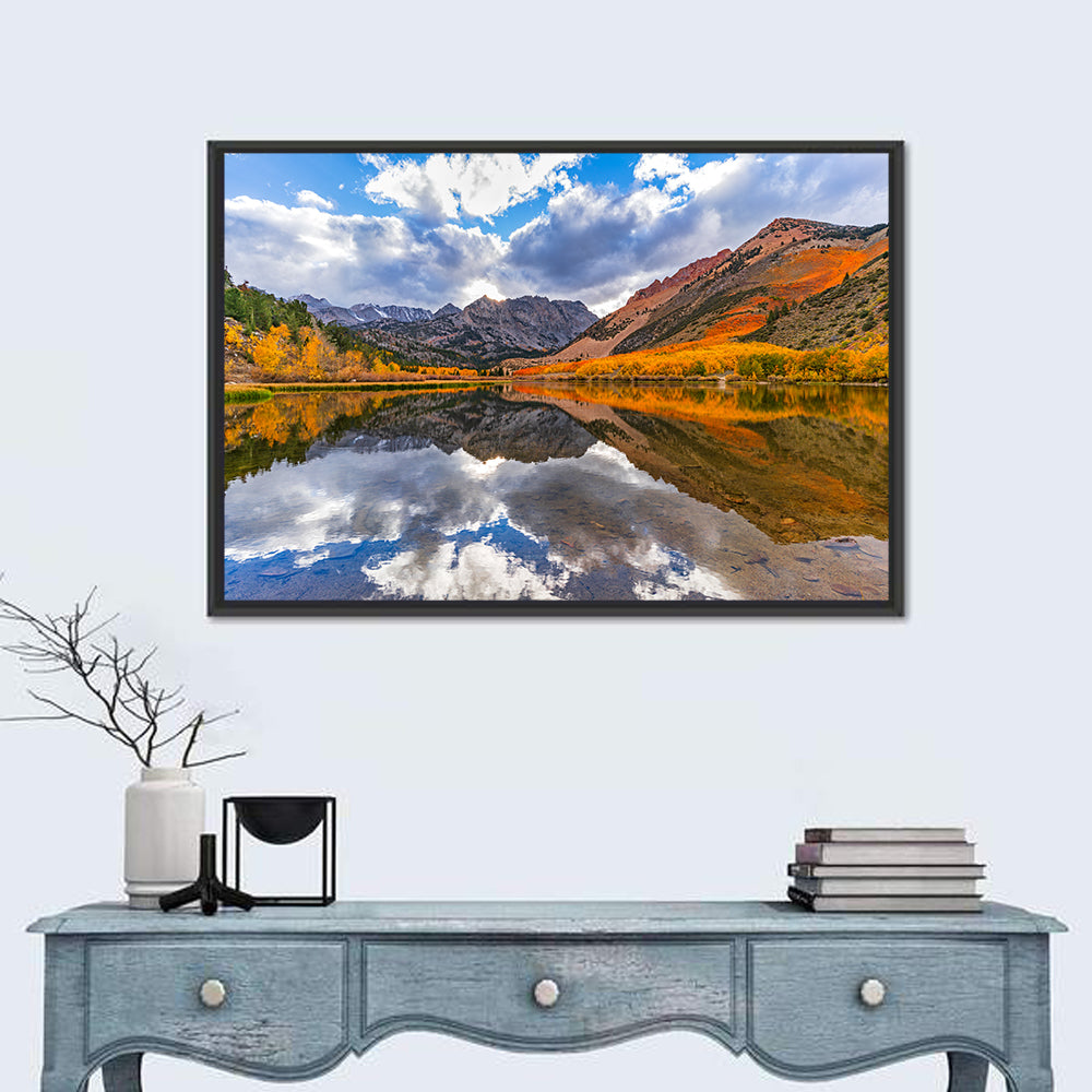 North Lake Autumn Reflection Wall Art