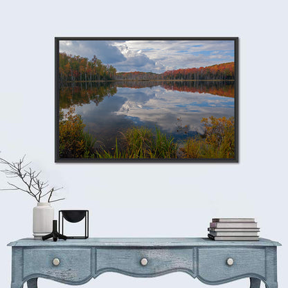 Scout Lake Autumn Reflection Wall Art