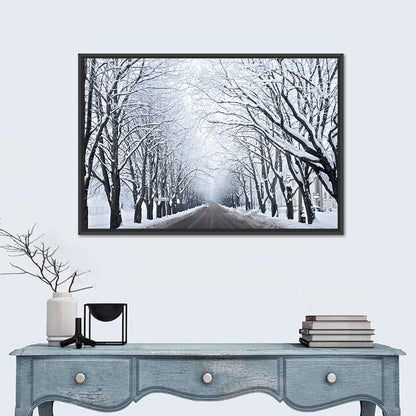 Winter Road Wall Art