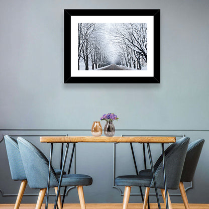 Winter Road Wall Art