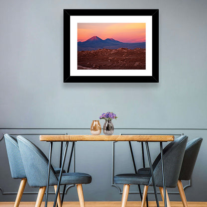 Valle De La Luna, Licancabur Volcano Wall Art