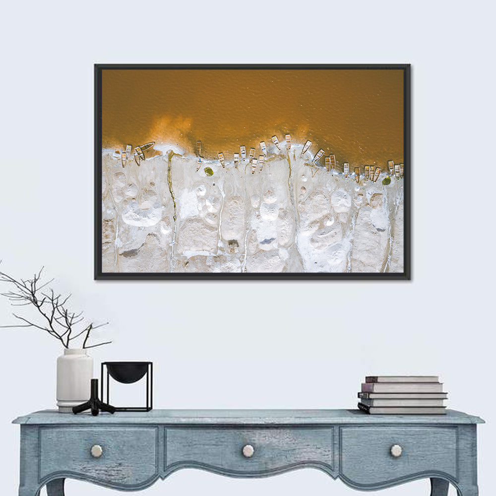 Lac Rose Salt Flats Senegal Wall Art