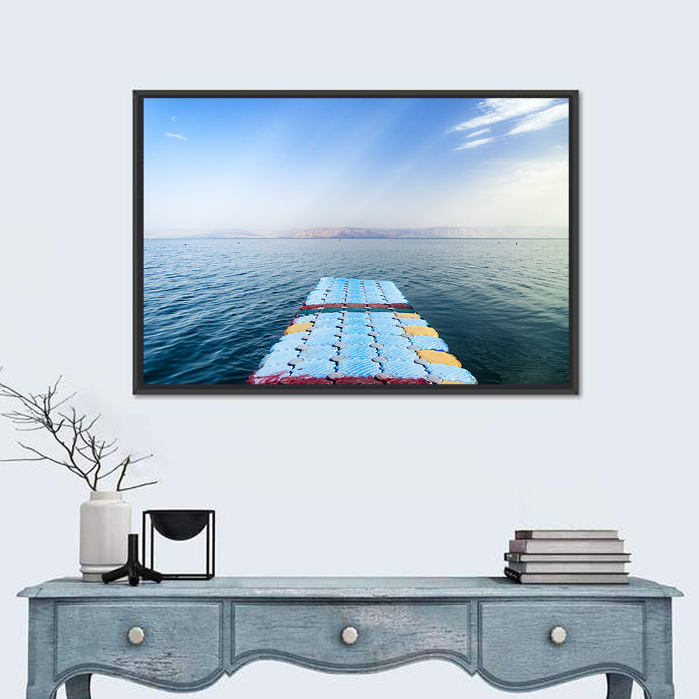 Galilee Floating Dock at Tiberias Wall Art