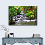 Tabacon Tiered Hot Springs Waterfall Wall Art
