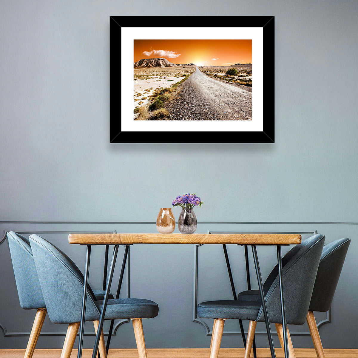 Infinite Desert Road Wall Art