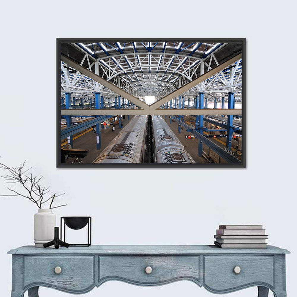 Stillwell Avenue Station Platform Perspective Wall Art