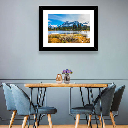 Rocky Mountain Lake Wall Art