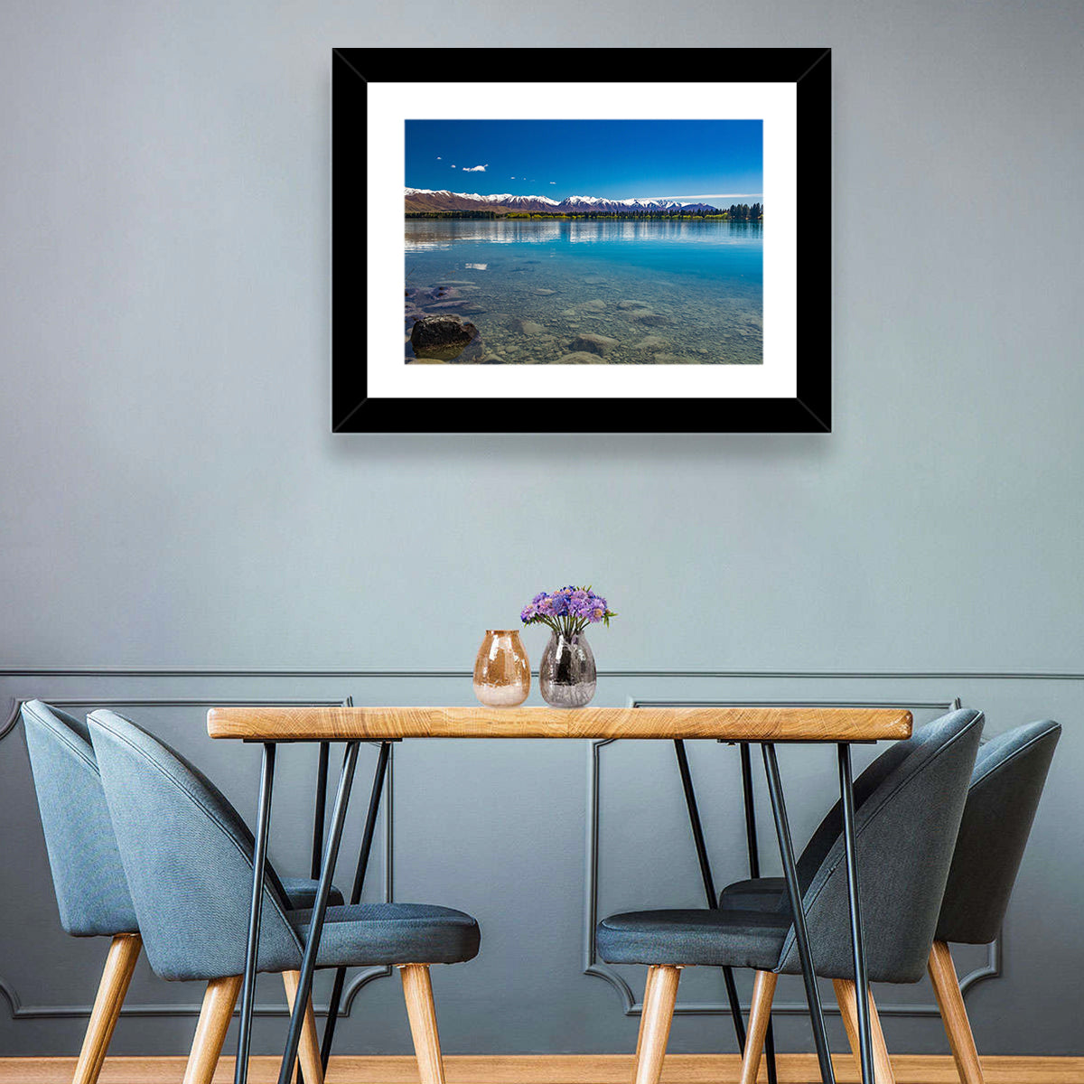 Lake Ruataniwha Reflection Wall Art