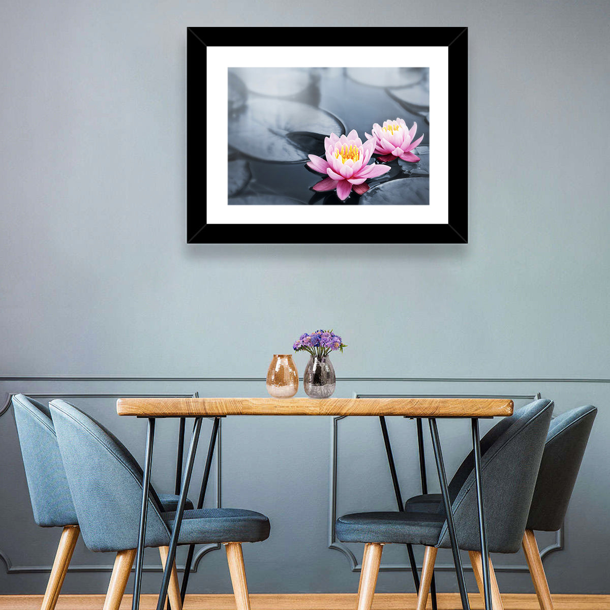 Pink Water Lilies Wall Art