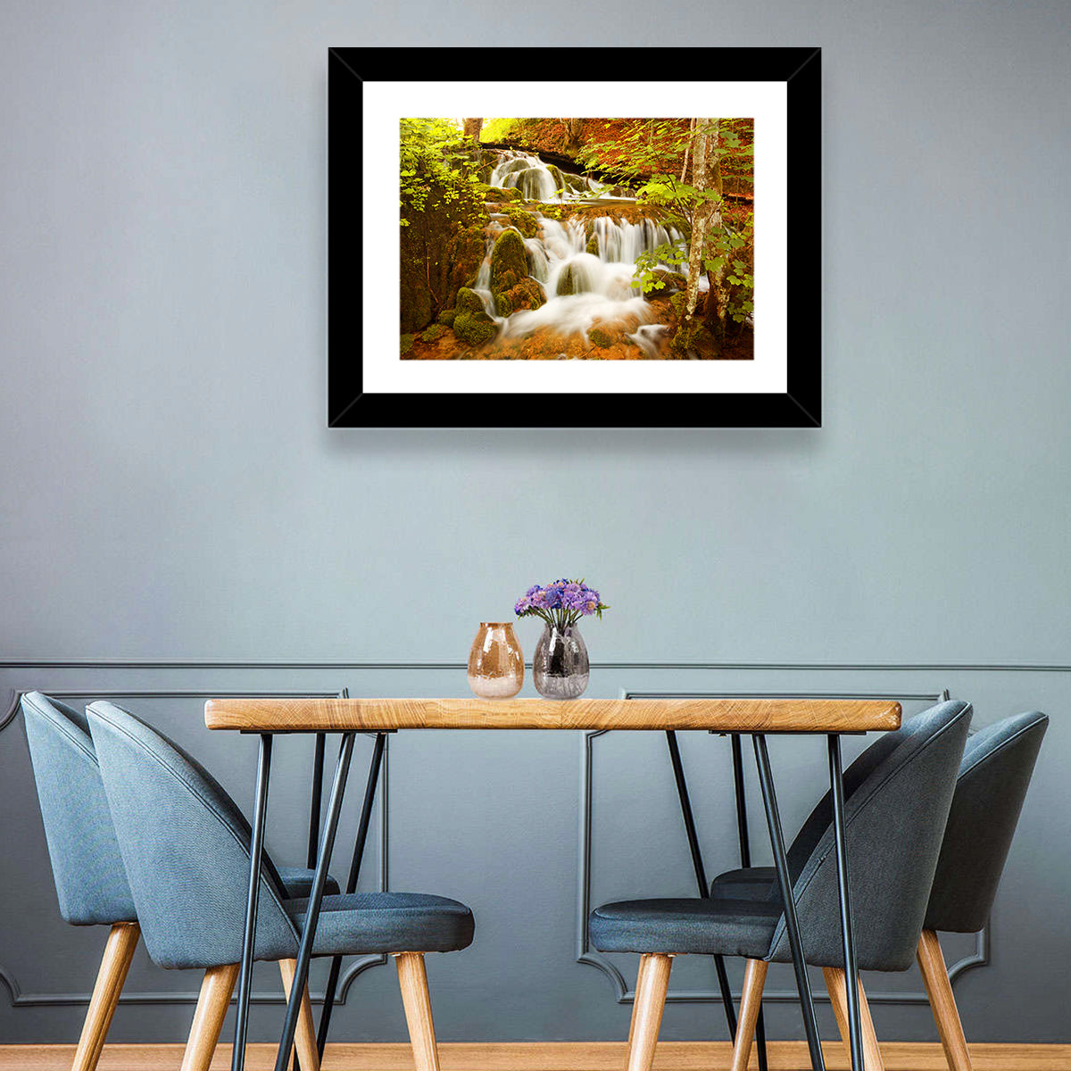 Plitvice Autumn Stream Wall Art