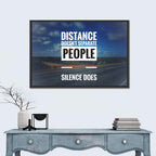 Silence Separates People Wall Art
