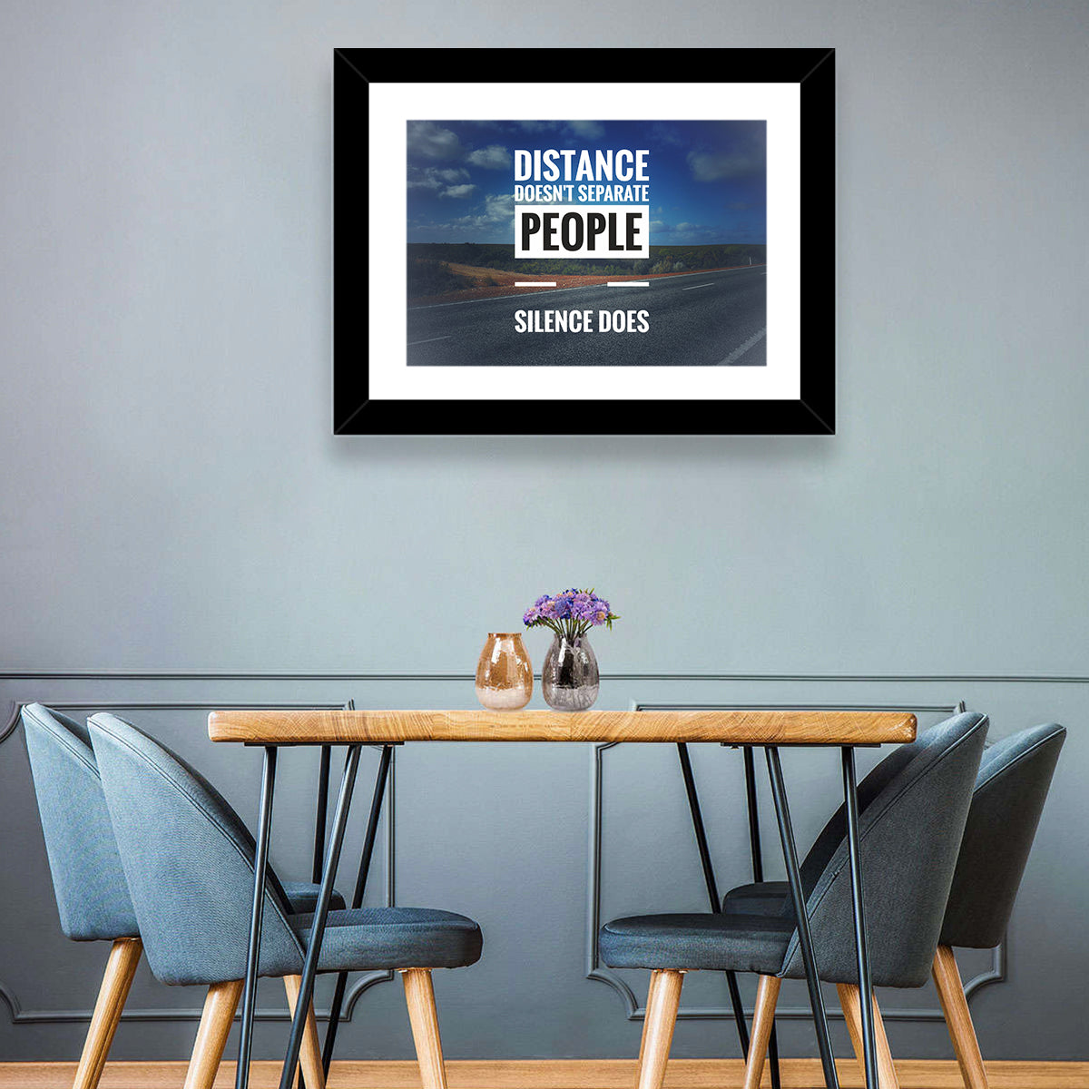 Silence Separates People Wall Art