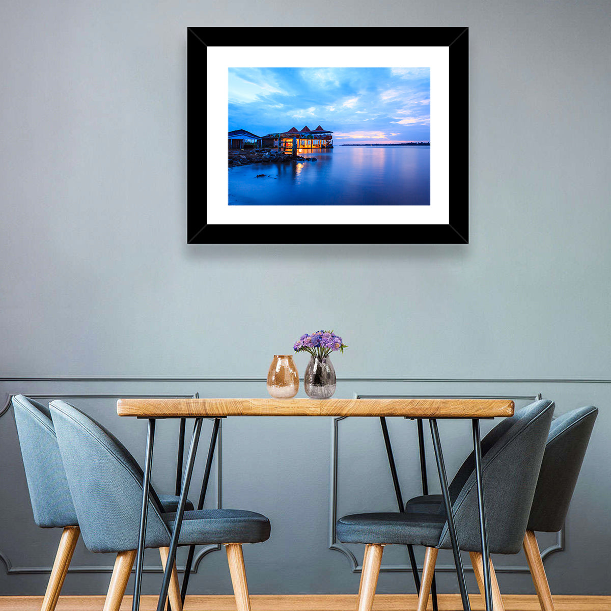 Twilight Restaurant on Lake Victoria Wall Art