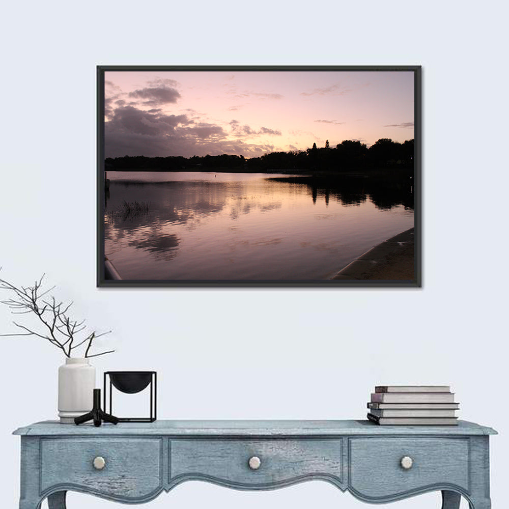 Lake Eva Dusk Reflection Wall Art