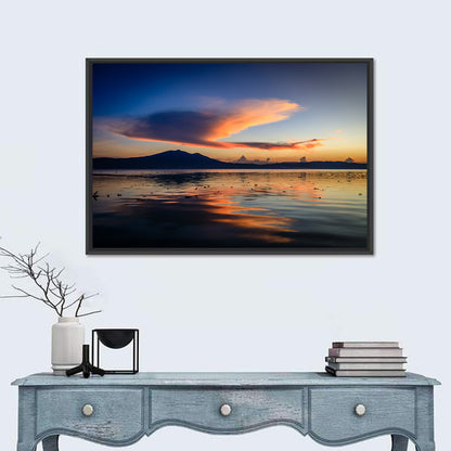Lake Chapala Golden Dusk Wall Art