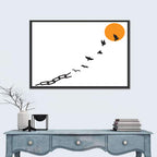 Broken Chain and Rising Sun Wall Art