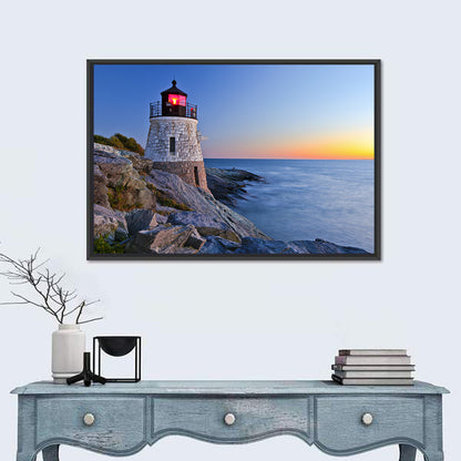 Castle Hill Lighthouse at Dusk Wall Art