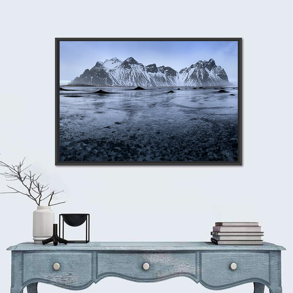 Vestrahorn at Stokksnes Wall Art in a room, landscape