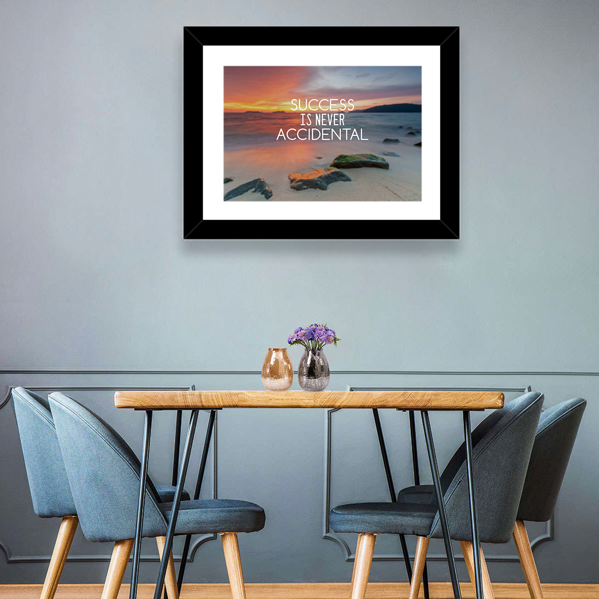 Success Is Never Accidental Wall Art