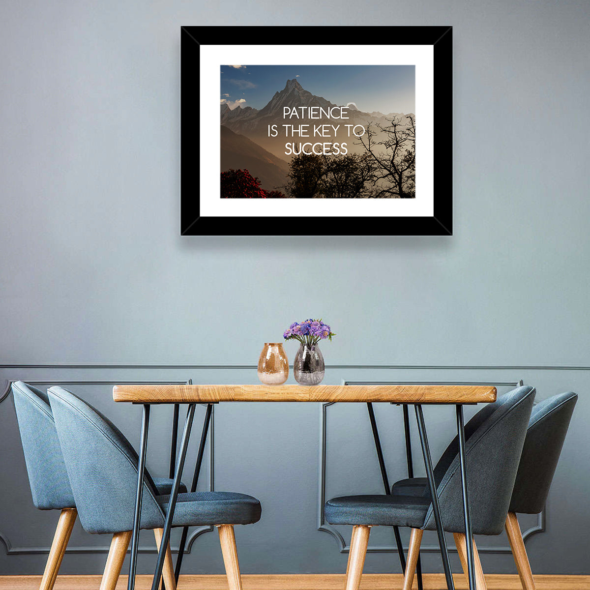Patience Is the Key to Success Wall Art