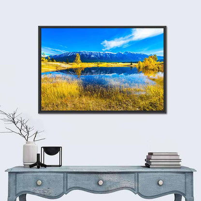 Abraham Lake Reflection Wall Art