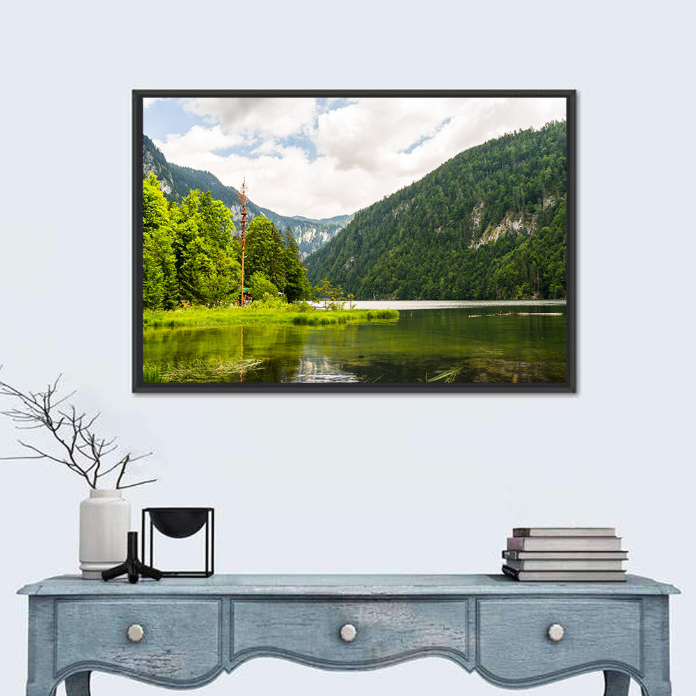 Maypole at Lake Toplitz Wall Art