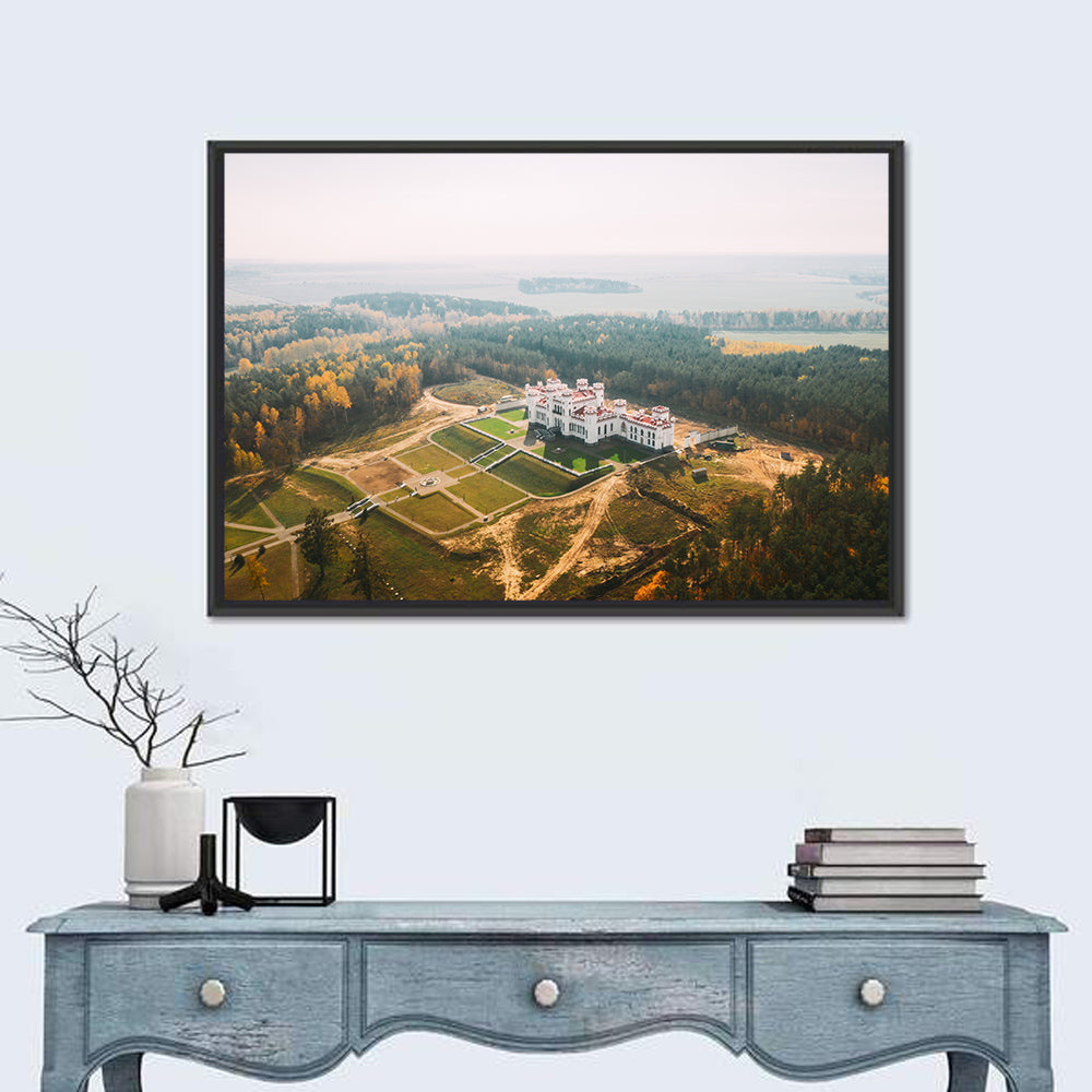 Kosava Castle Aerial View Wall Art