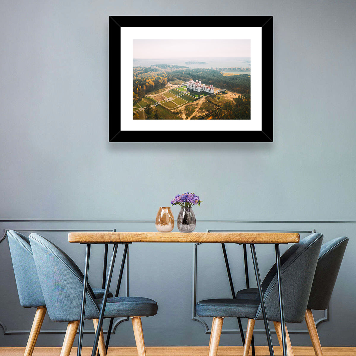 Kosava Castle Aerial View Wall Art