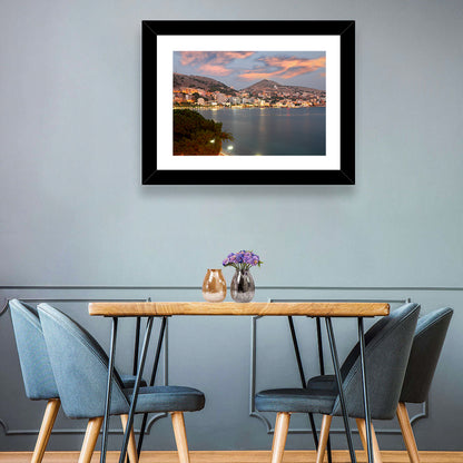 Sarandë Bay at Dusk Wall Art