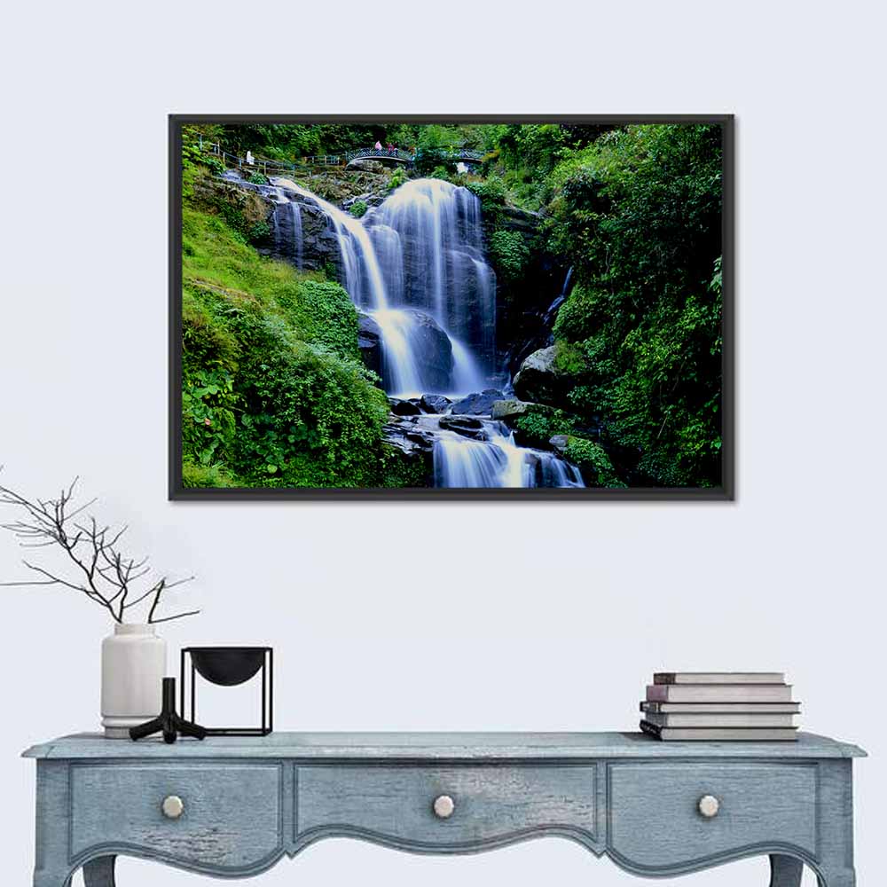 Tiered Waterfall in West Bengal Wall Art