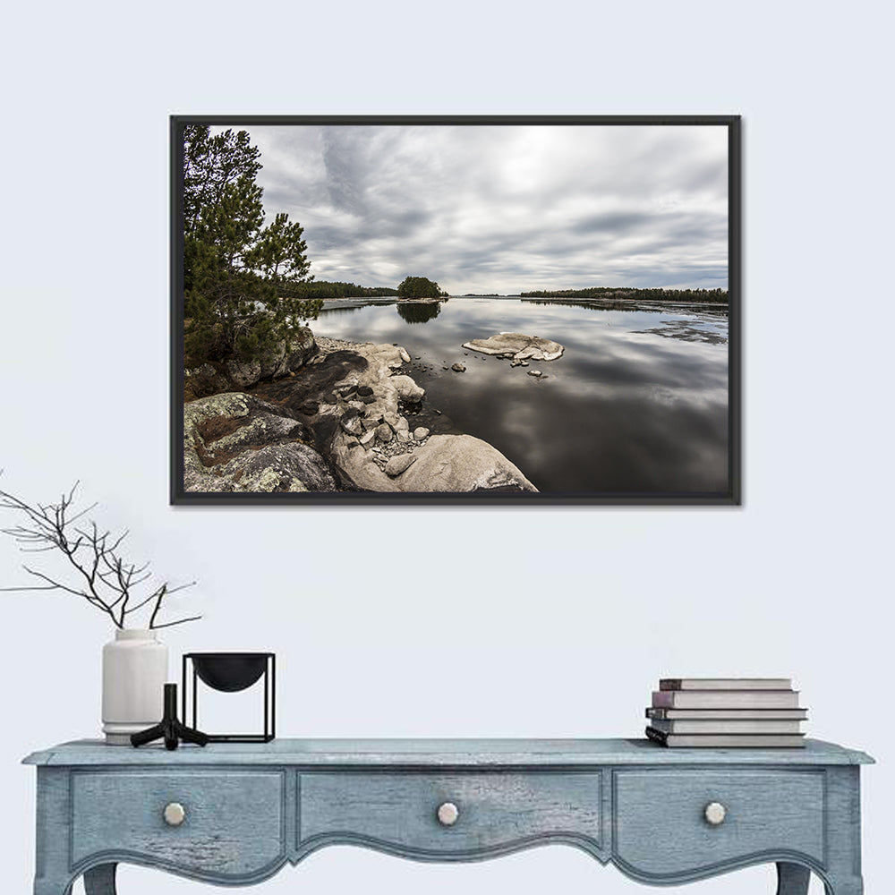 Voyageurs Pine Island Reflection Wall Art