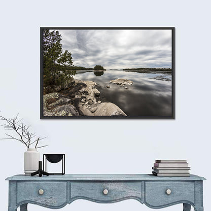 Voyageurs Pine Island Reflection Wall Art