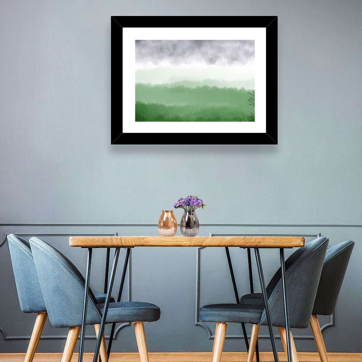 Foggy Fields Wall Art