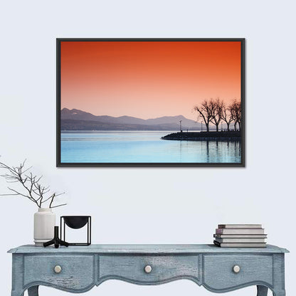 Lake Geneva Sunset Reflection Wall Art