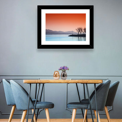 Lake Geneva Sunset Reflection Wall Art