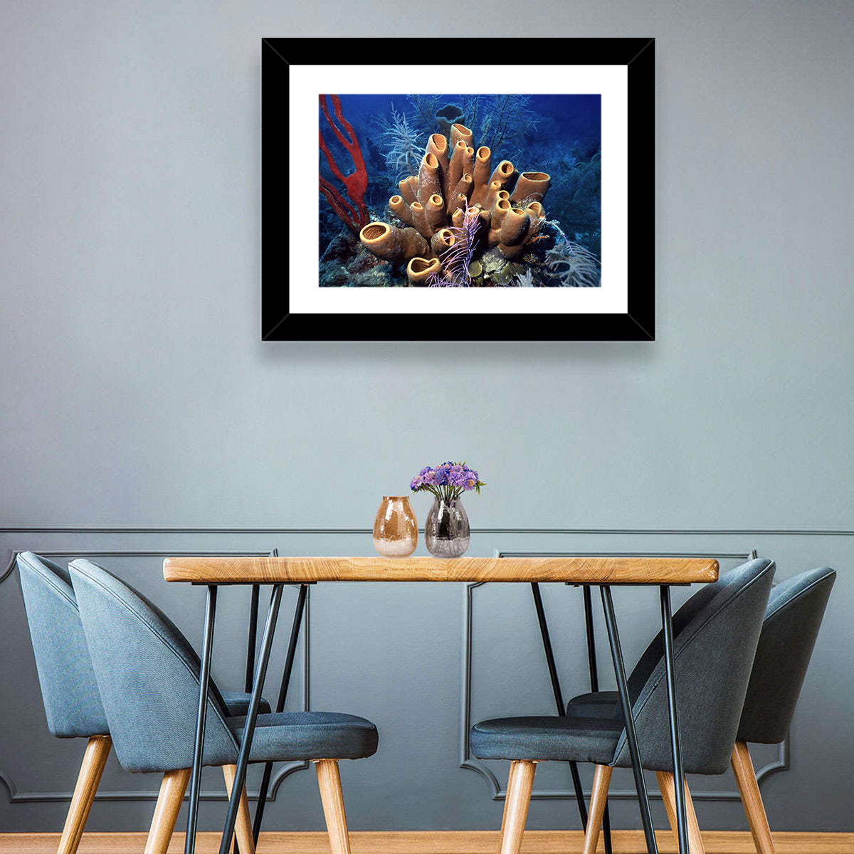 Belize Reef Sponge Scene Wall Art