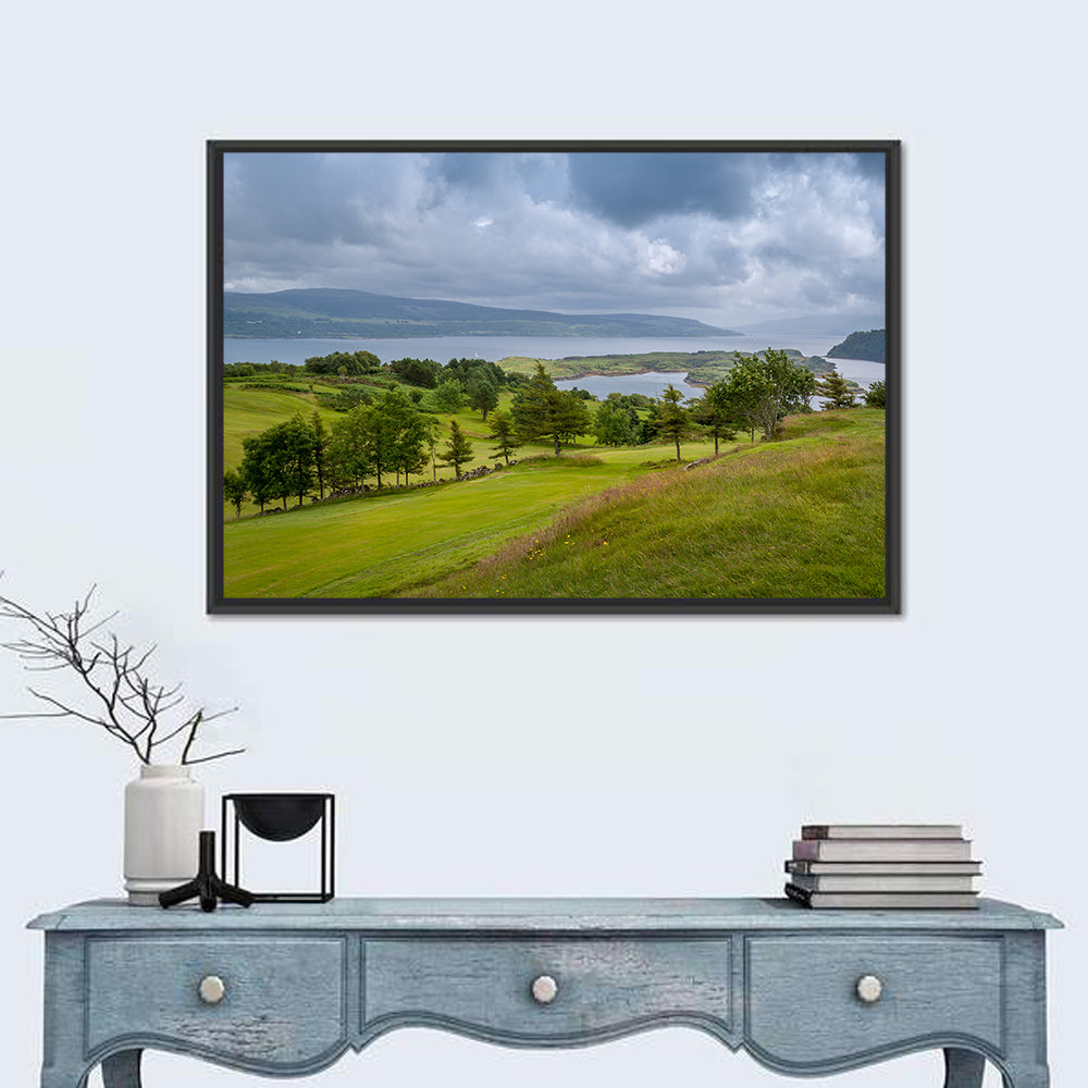 Tobermory Bay Coastal Hill Wall Art