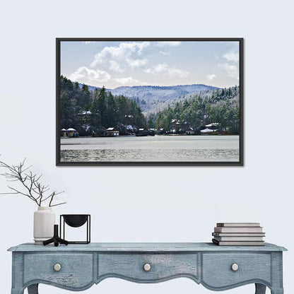 Lake Rabun Winter Scene Wall Art