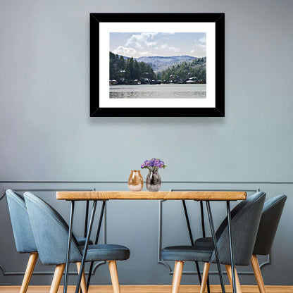 Lake Rabun Winter Scene Wall Art